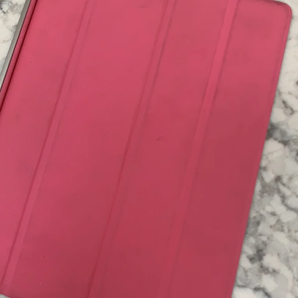 Pink Apple iPad Magnetic Cover